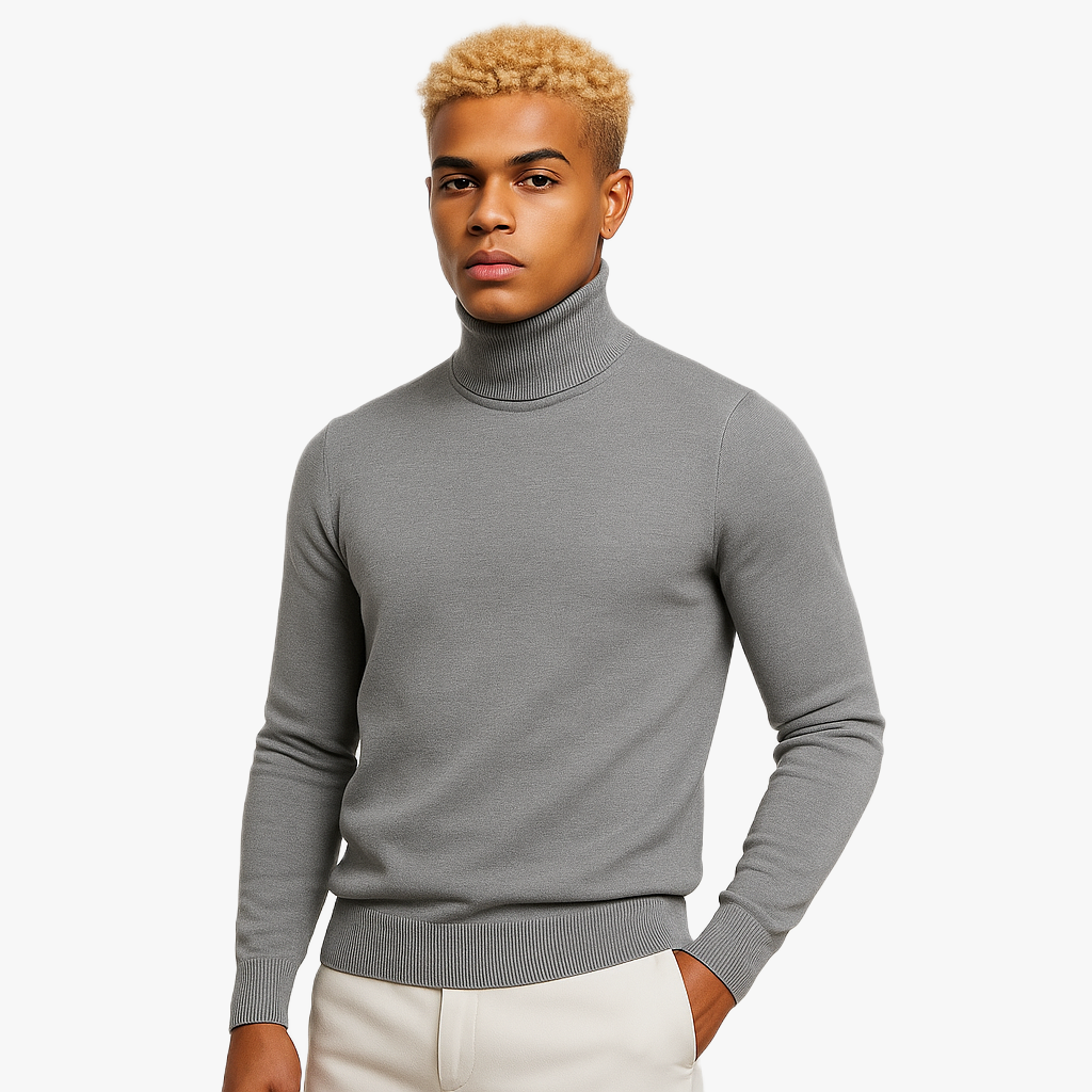 Warm Roll Neck Sweater for Chilly Days