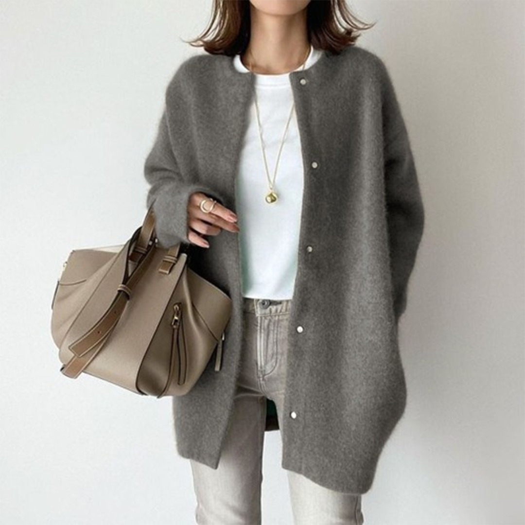 Women’s Classic Warm Relaxed Fit Cardigan for Winter