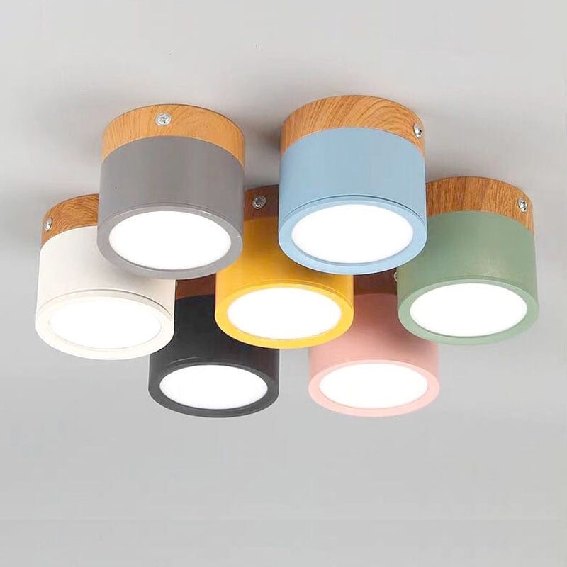 Compact functional round LED ceiling lamp - Ideal for hallways, entryways, and spaces
