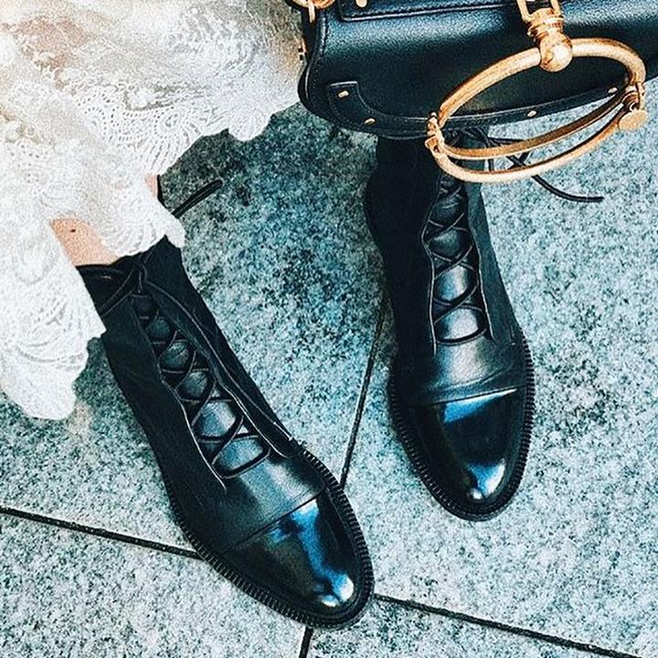 Versatile Support Lace-Up Ankle Boots for Women