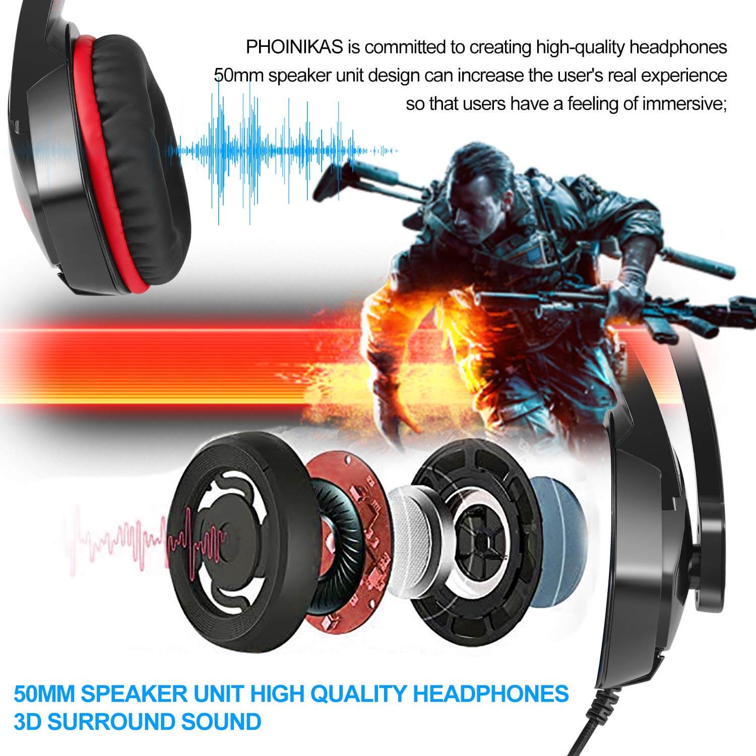 Skorter | Headphones/Headset For Ps4,Xbox One,PC - Image 4