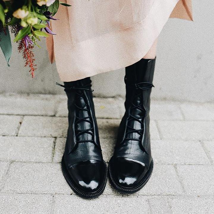 Versatile Support Lace-Up Ankle Boots for Women