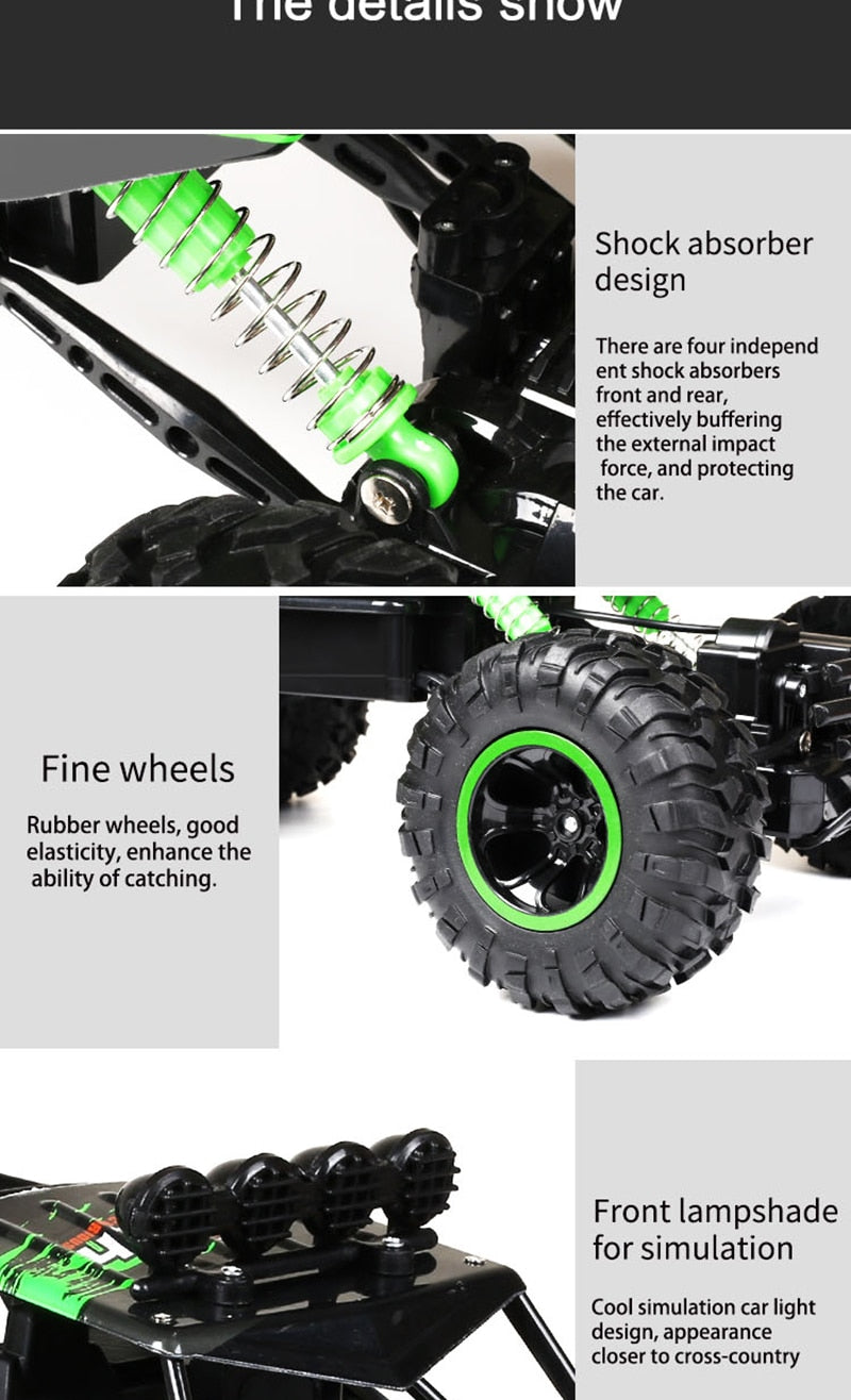 Remote Control 4x4 Off‑Road Adventure Truck