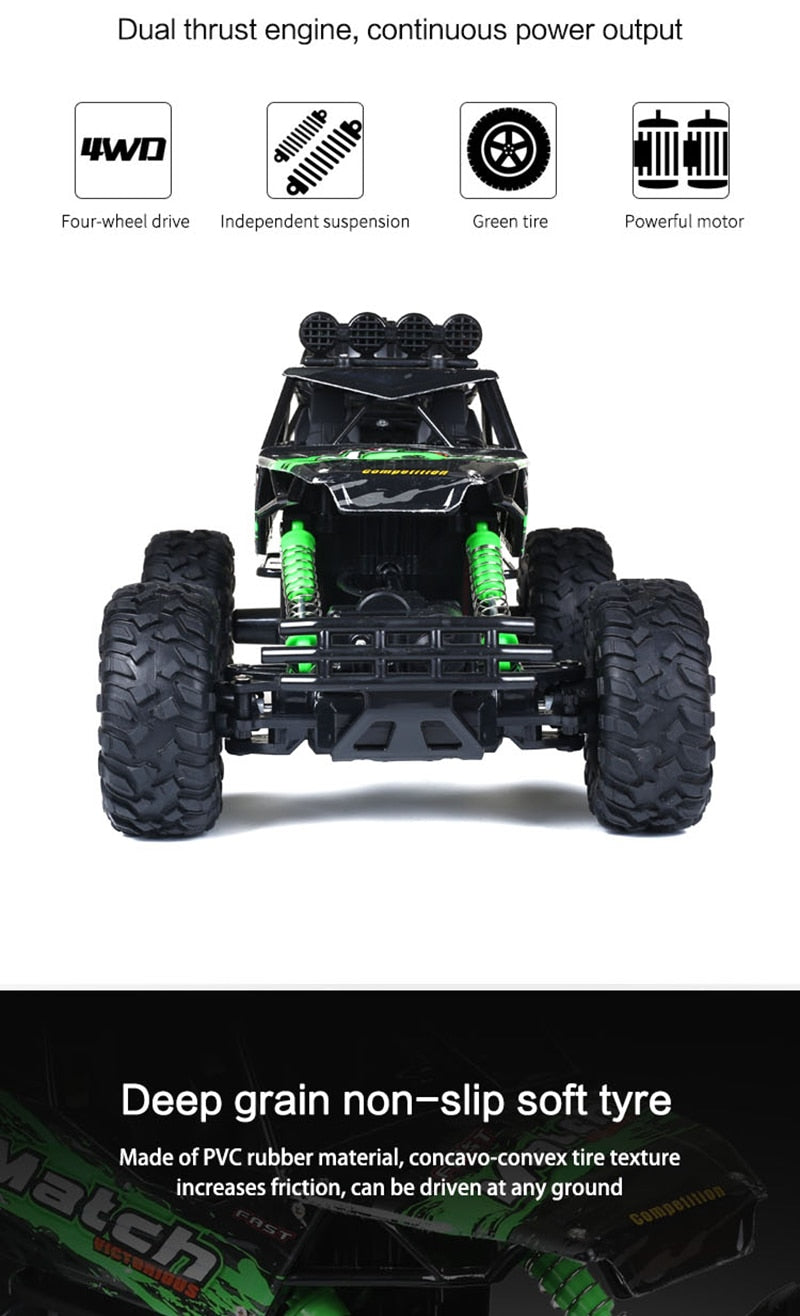 Remote Control 4x4 Off‑Road Adventure Truck
