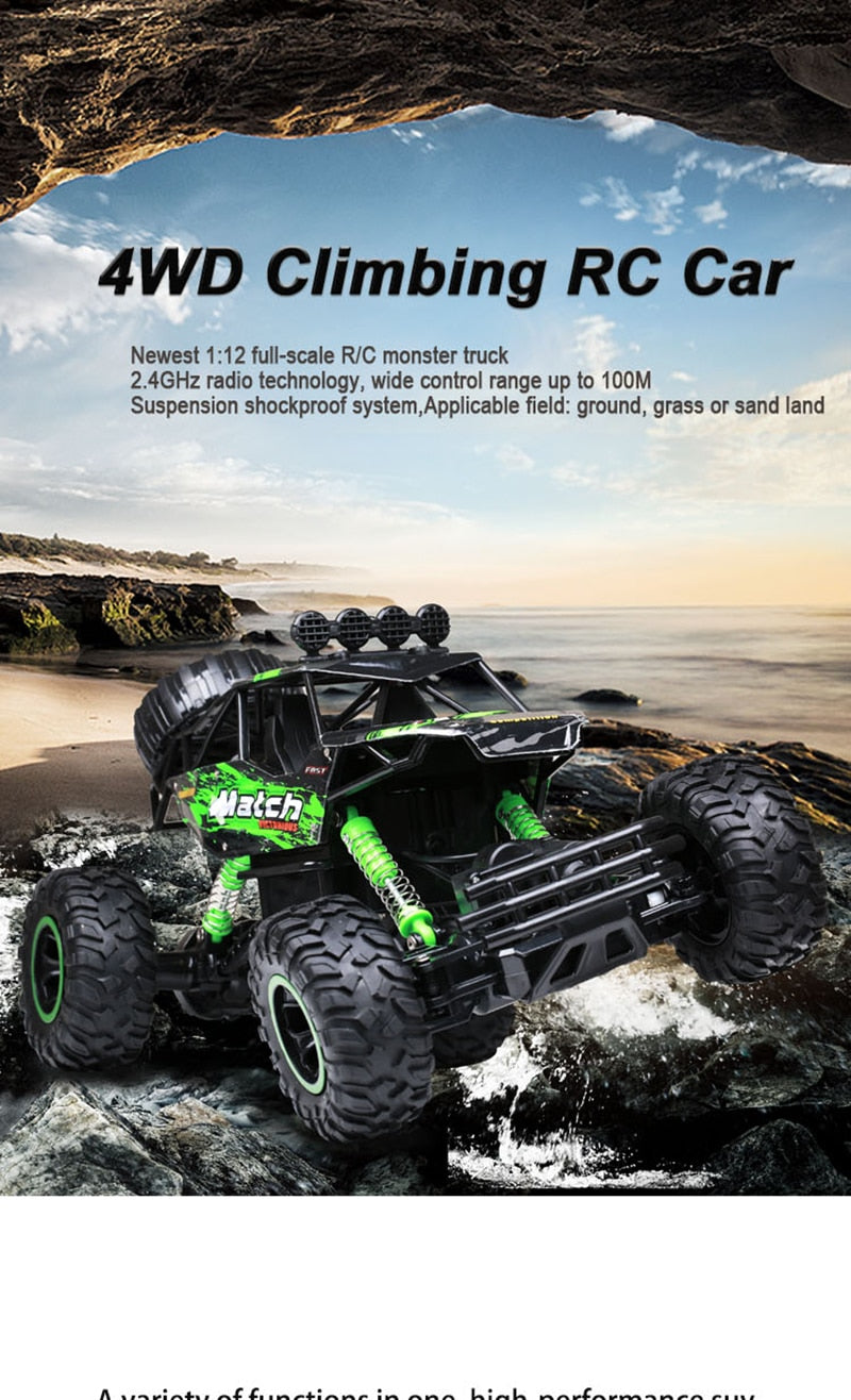 Remote Control 4x4 Off‑Road Adventure Truck