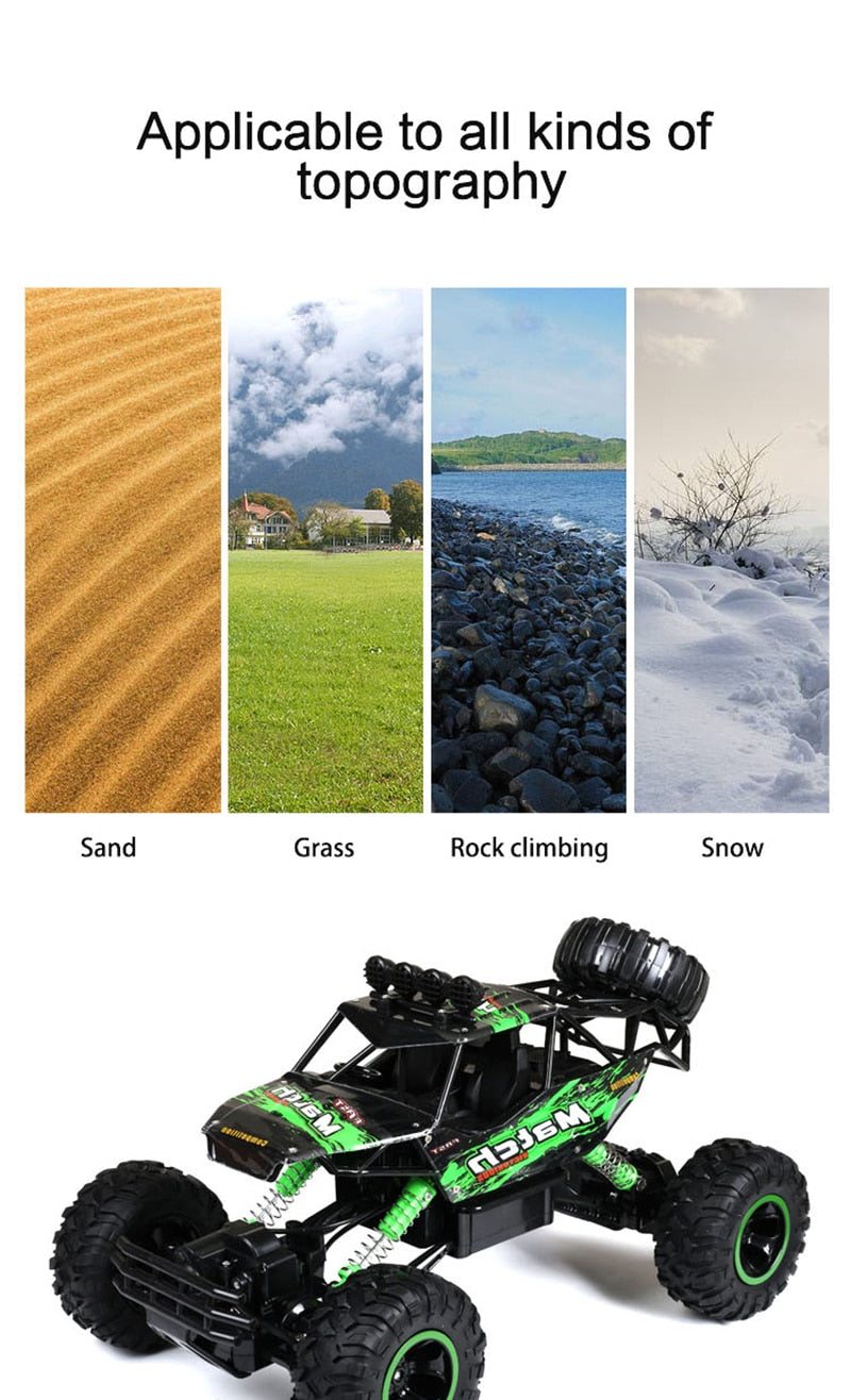 Remote Control 4x4 Off‑Road Adventure Truck