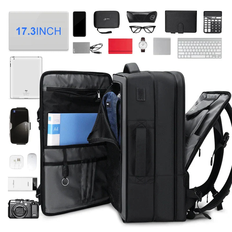 Oliver | Men's Multi-Functional Large Travel Rucksack Laptop Backpack - Image 3