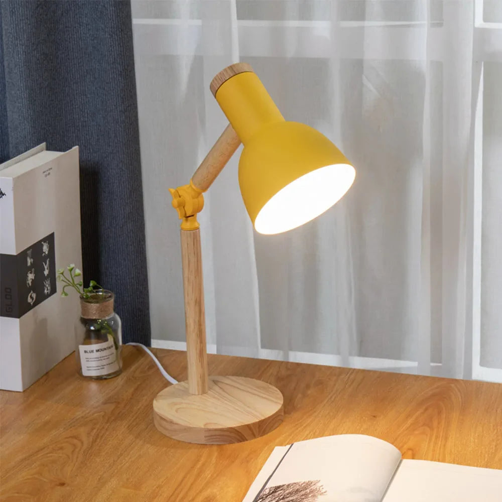 Wooden Desk Lamp Adjustable Nordic Modern Table Light - Image 6