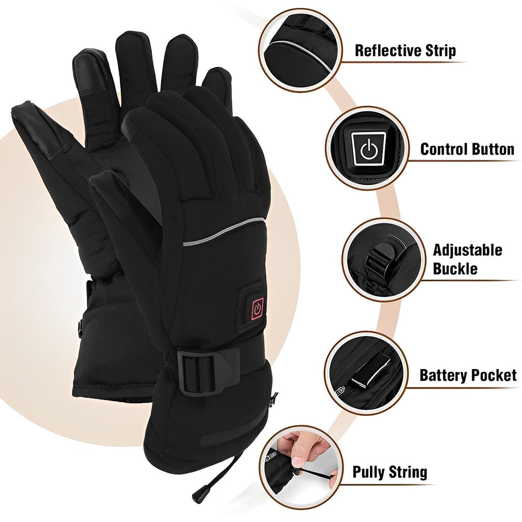 Rechargeable Heated Gloves for Outdoor Use
