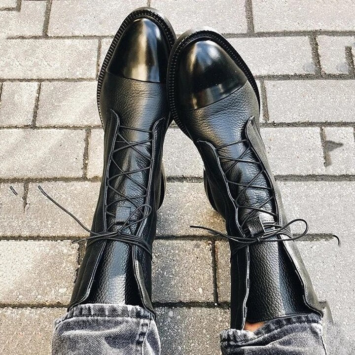 Versatile Support Lace-Up Ankle Boots for Women