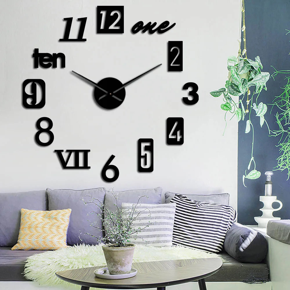 Creative Retro Wall Clock for Modern Home Interiors
