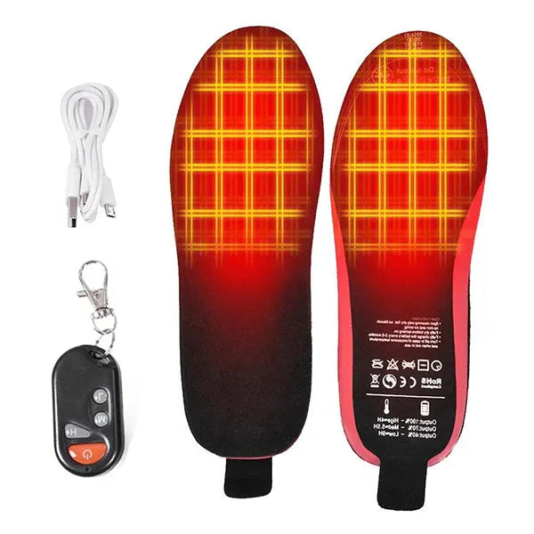 Wireless Heated Shoe Insoles Rechargeable Foot Warmers - Image 2