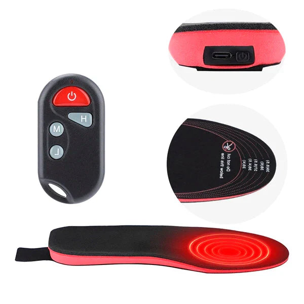 Wireless Heated Shoe Insoles Rechargeable Foot Warmers - Image 4
