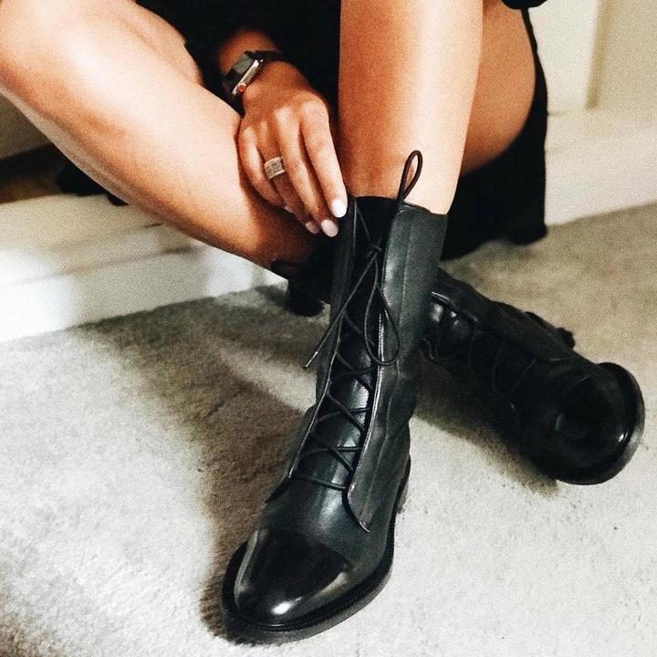 Versatile Support Lace-Up Ankle Boots for Women