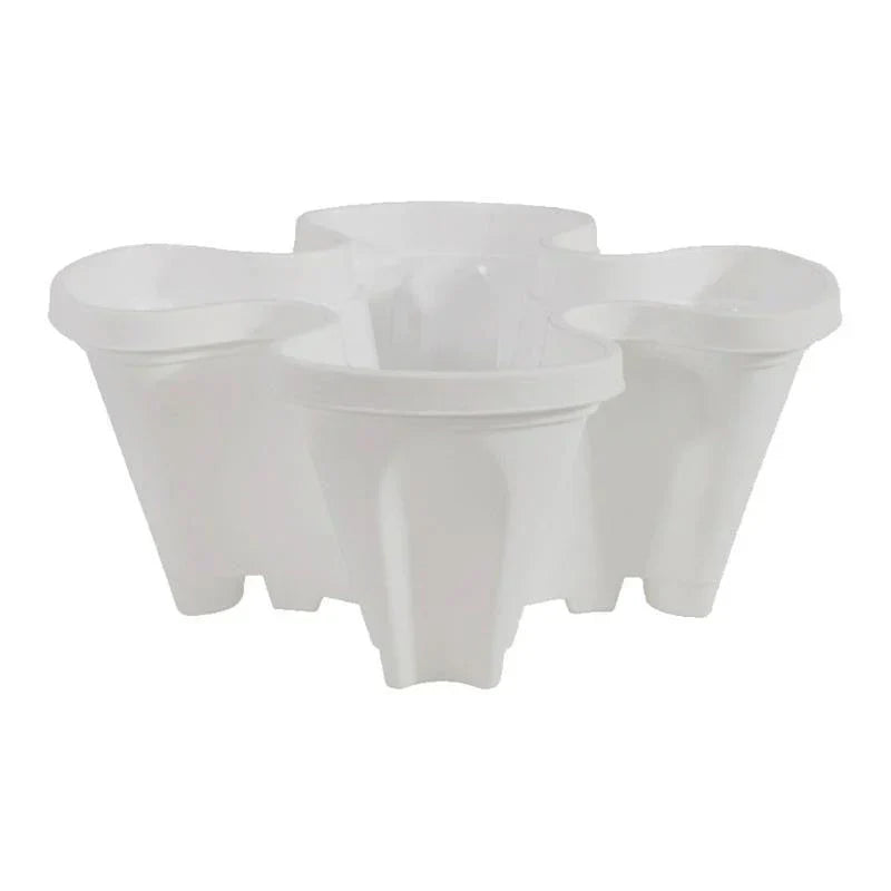 Skorter | Space-saving stackable plant pots – Vertical planting system with wheels