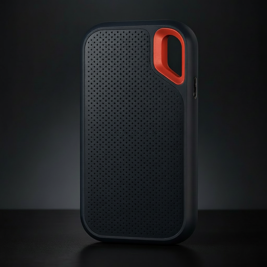 Portable SSD External Solid State Drive USB-C Slim Backup Storage - Image 2
