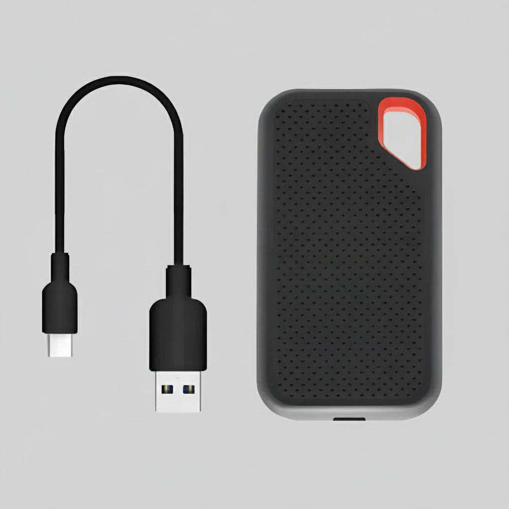 Portable SSD External Solid State Drive USB-C Slim Backup Storage - Image 7