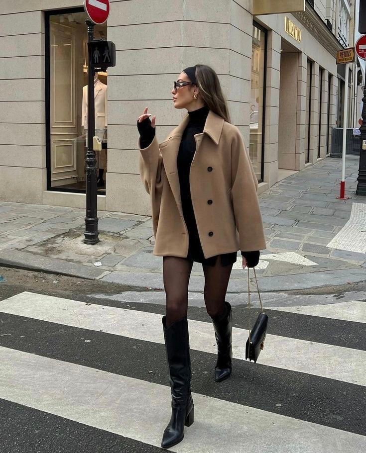 Women's Stylish Button Formal Business Coat for Winter