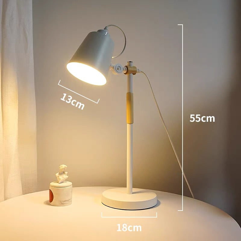 Modern Bedside Table Lamp Nordic Minimalist LED Nightstand Bedroom - Image 3