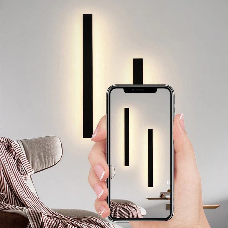 Outdoor Wall Light LED Waterproof Porch Sconce Black Modern Front Door Lamp - Image 6