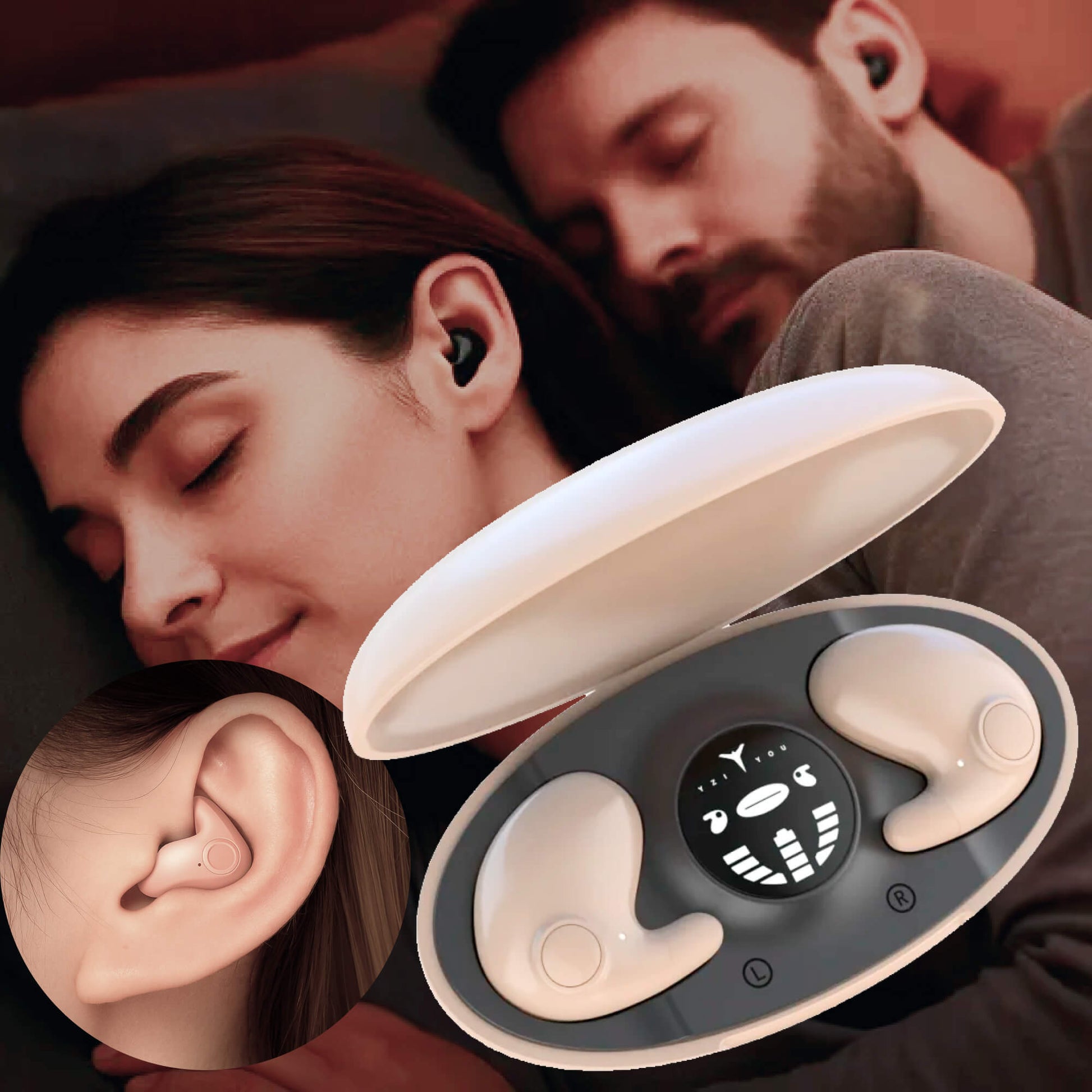 Invisible Wireless Sleep Headphones