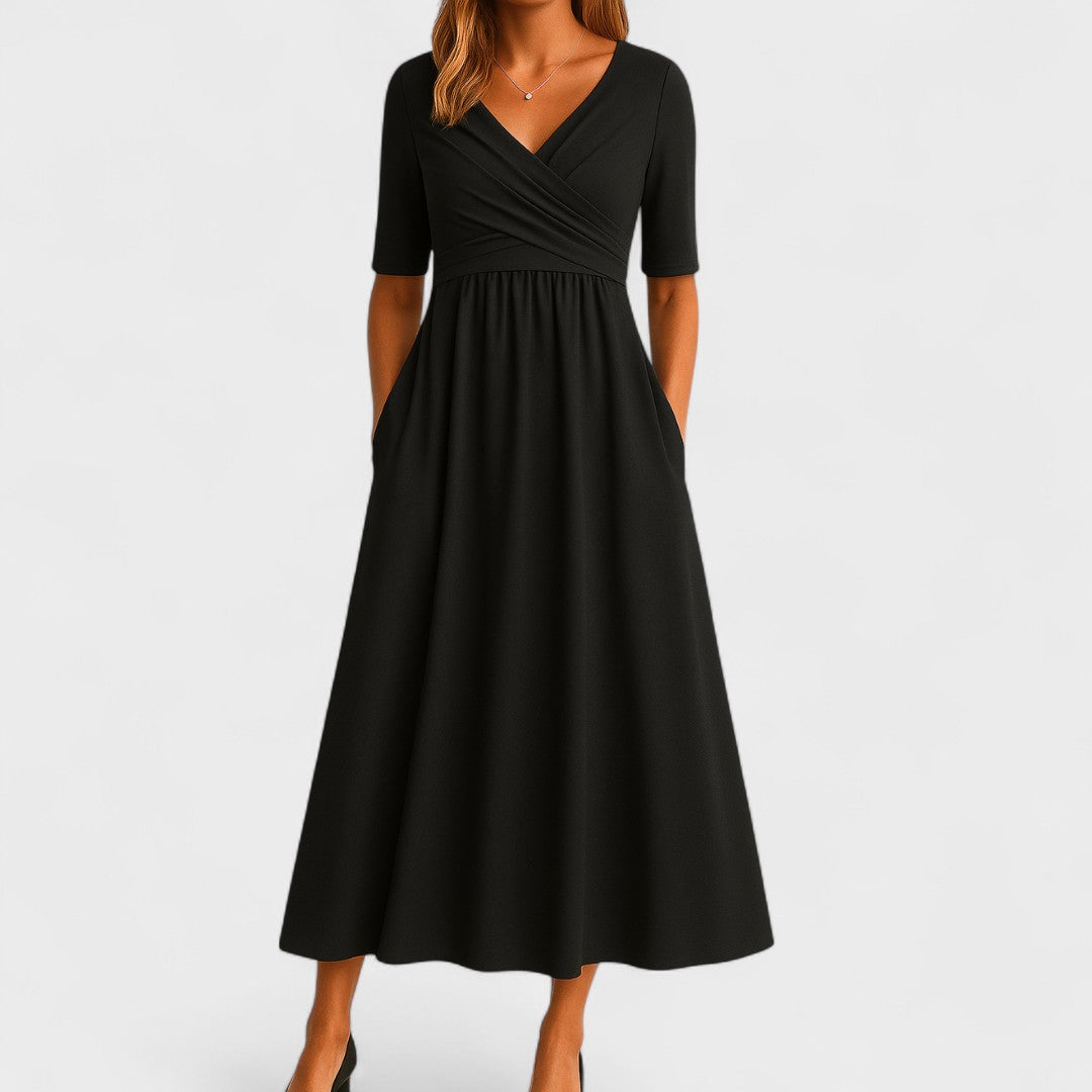 Flattering A-Line Midi Party Summer Dresses for Women