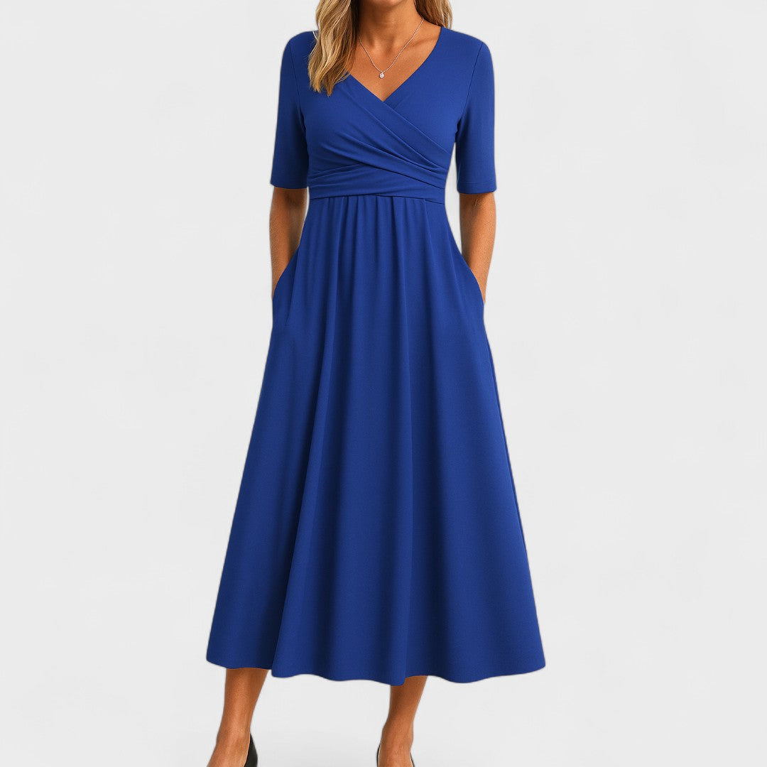 Flattering A-Line Midi Party Summer Dresses for Women