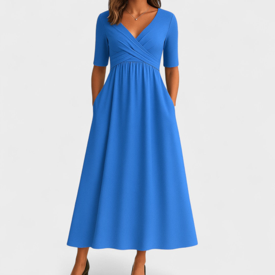 Flattering A-Line Midi Party Summer Dresses for Women