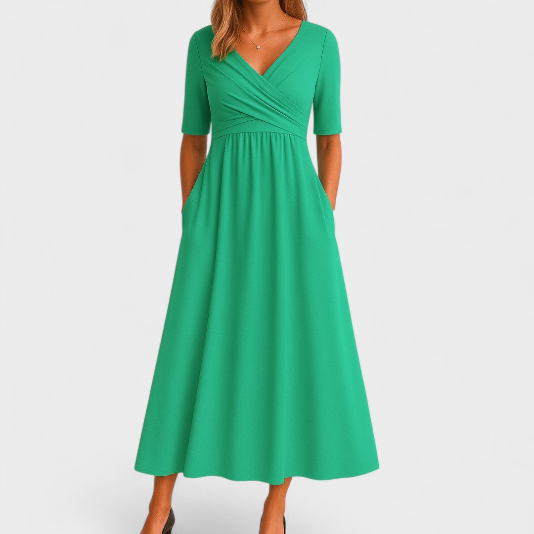 Flattering A-Line Midi Party Summer Dresses for Women