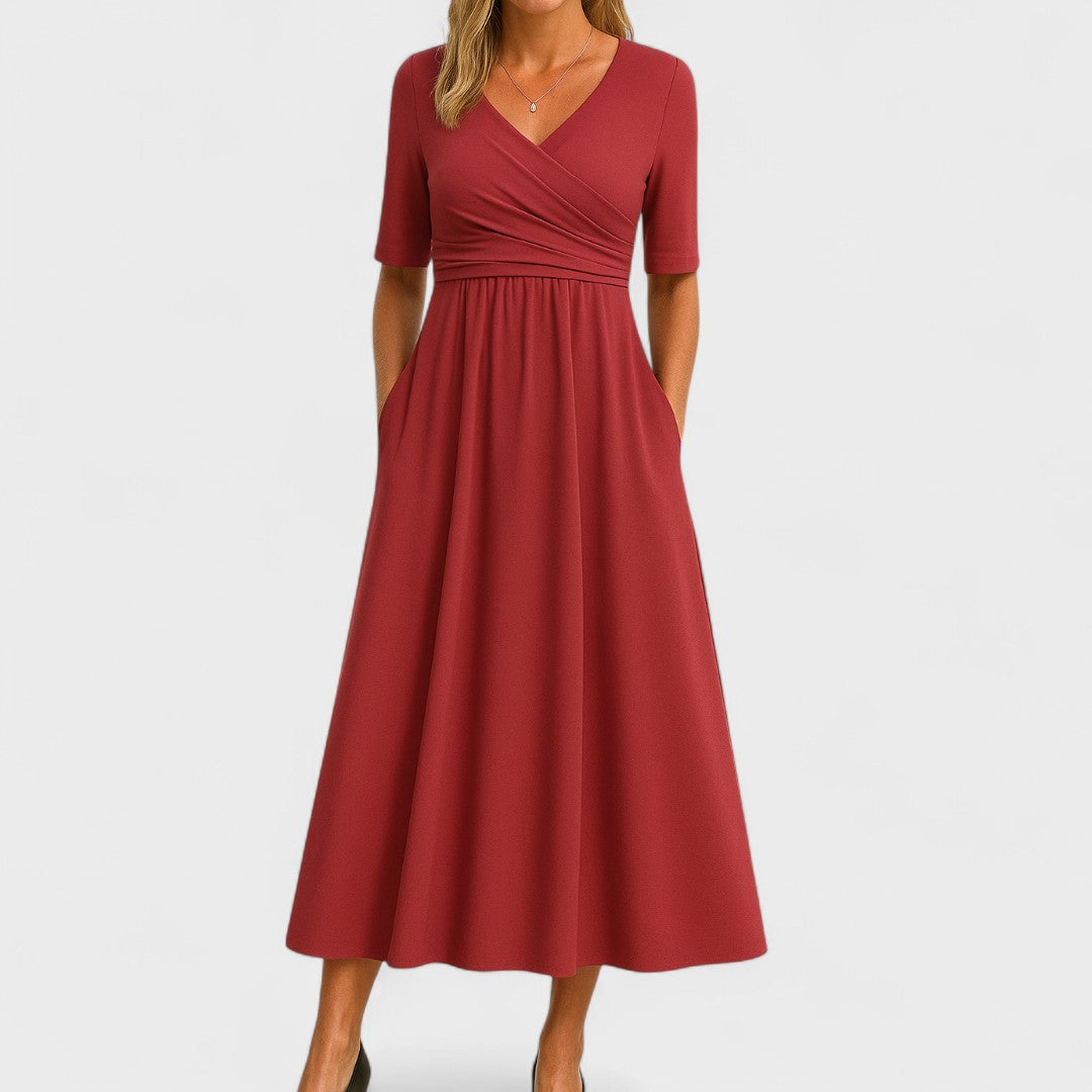 Flattering A-Line Midi Party Summer Dresses for Women
