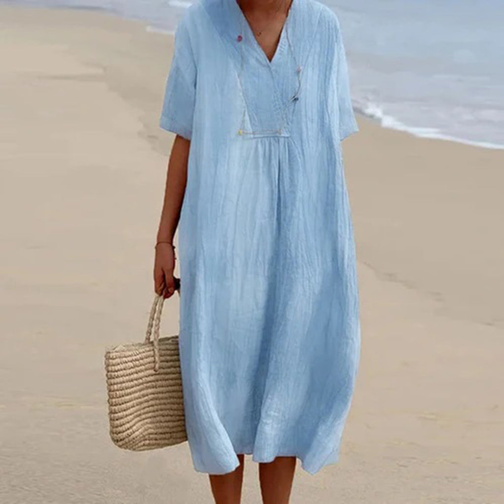 Women’s Summer Dresses Relaxed Midi Dress for Occasions