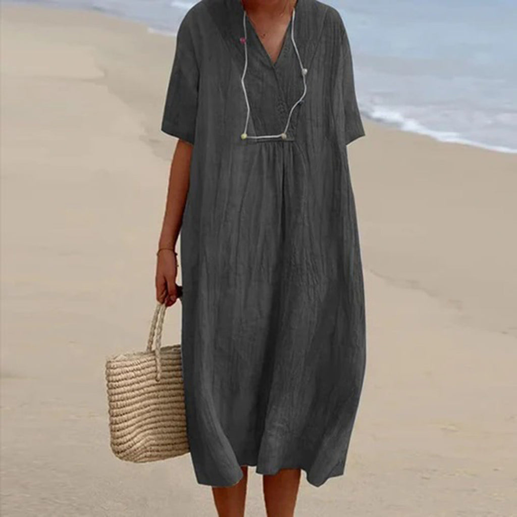 Women’s Summer Dresses Relaxed Midi Dress for Occasions