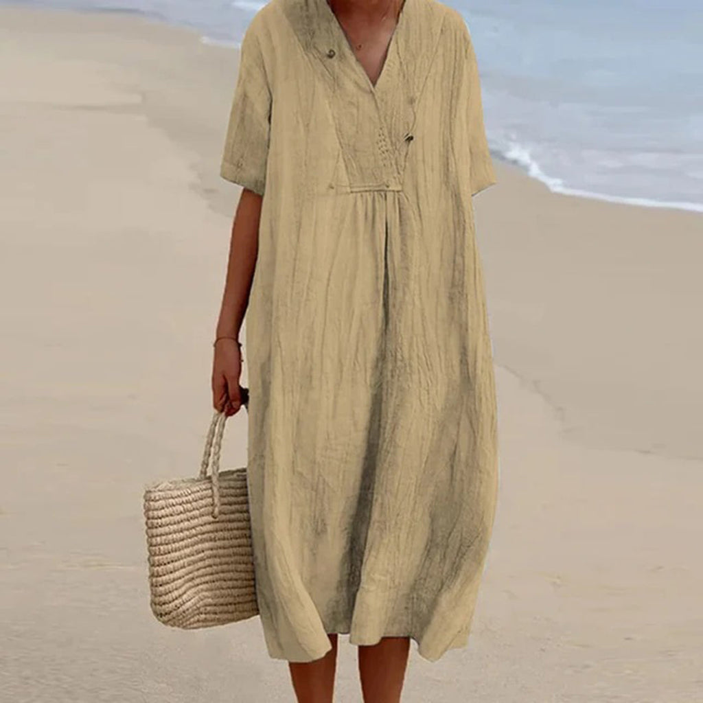Women’s Summer Dresses Relaxed Midi Dress for Occasions