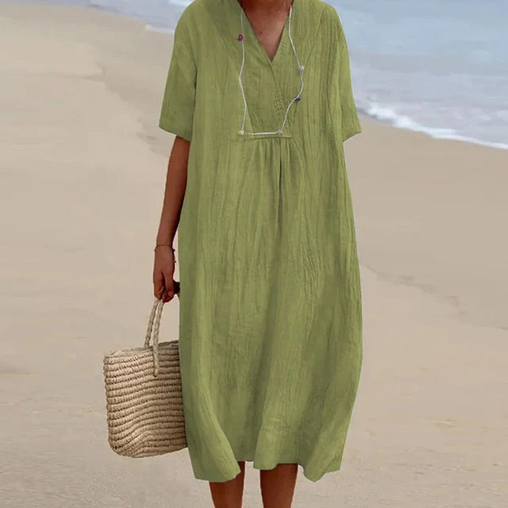 Women’s Summer Dresses Relaxed Midi Dress for Occasions