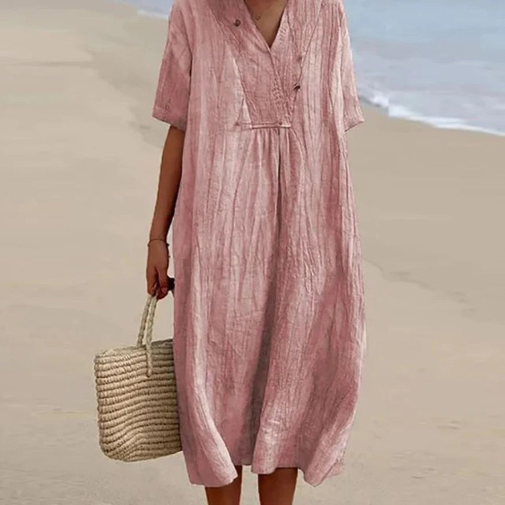 Women’s Summer Dresses Relaxed Midi Dress for Occasions