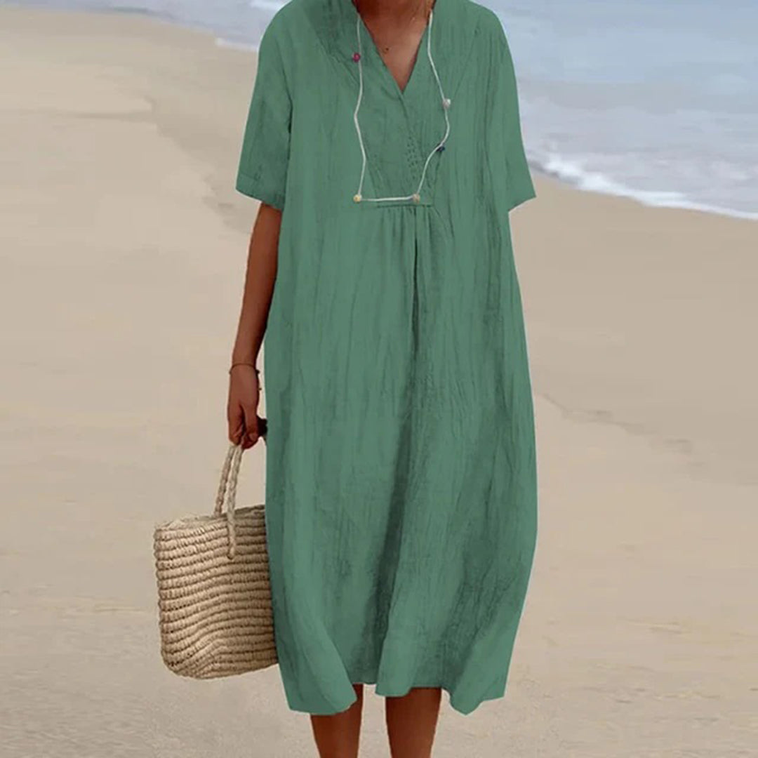 Women’s Summer Dresses Relaxed Midi Dress for Occasions