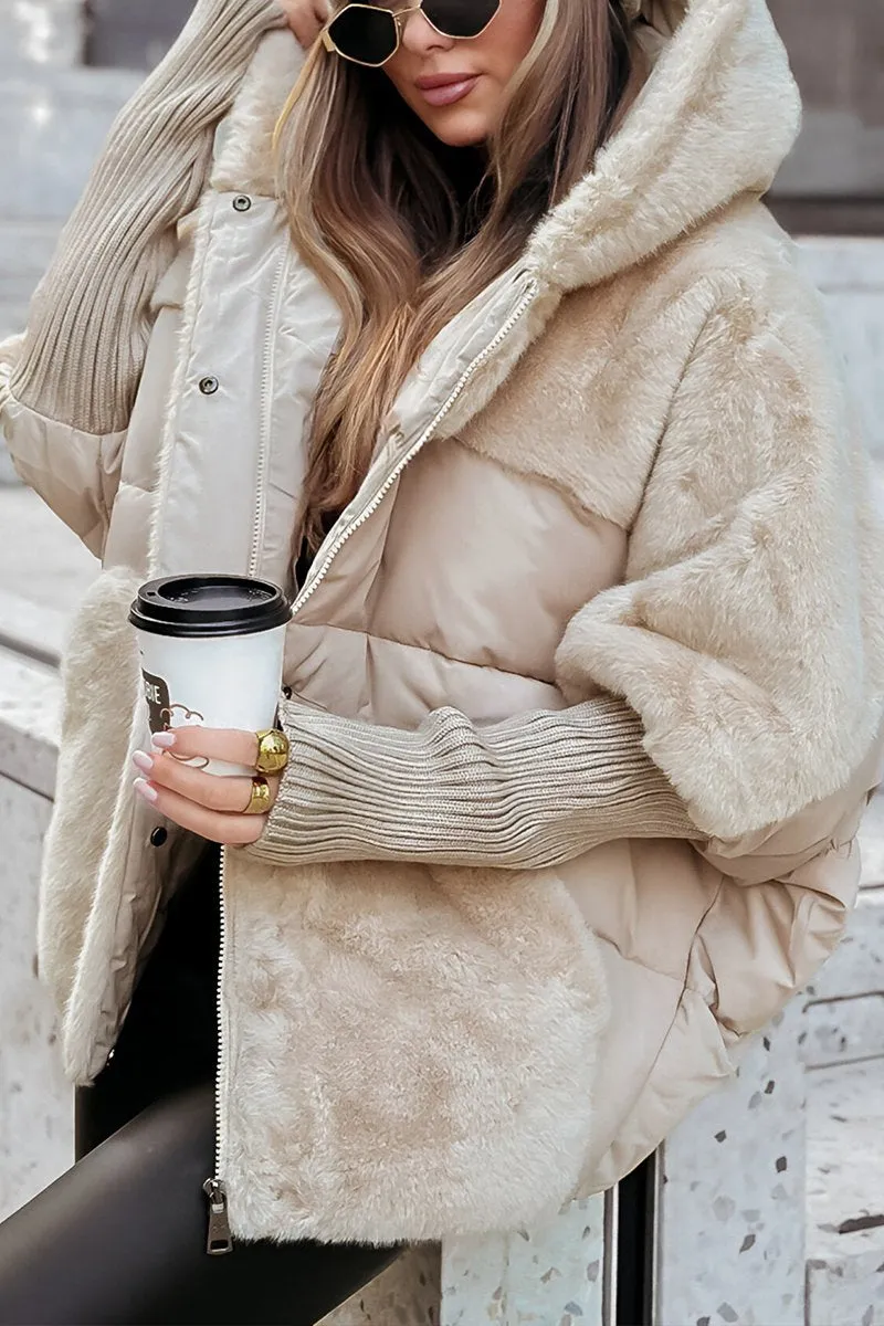 Women's Unique Style Multicolored Outdoor Adventure Winter Jacket