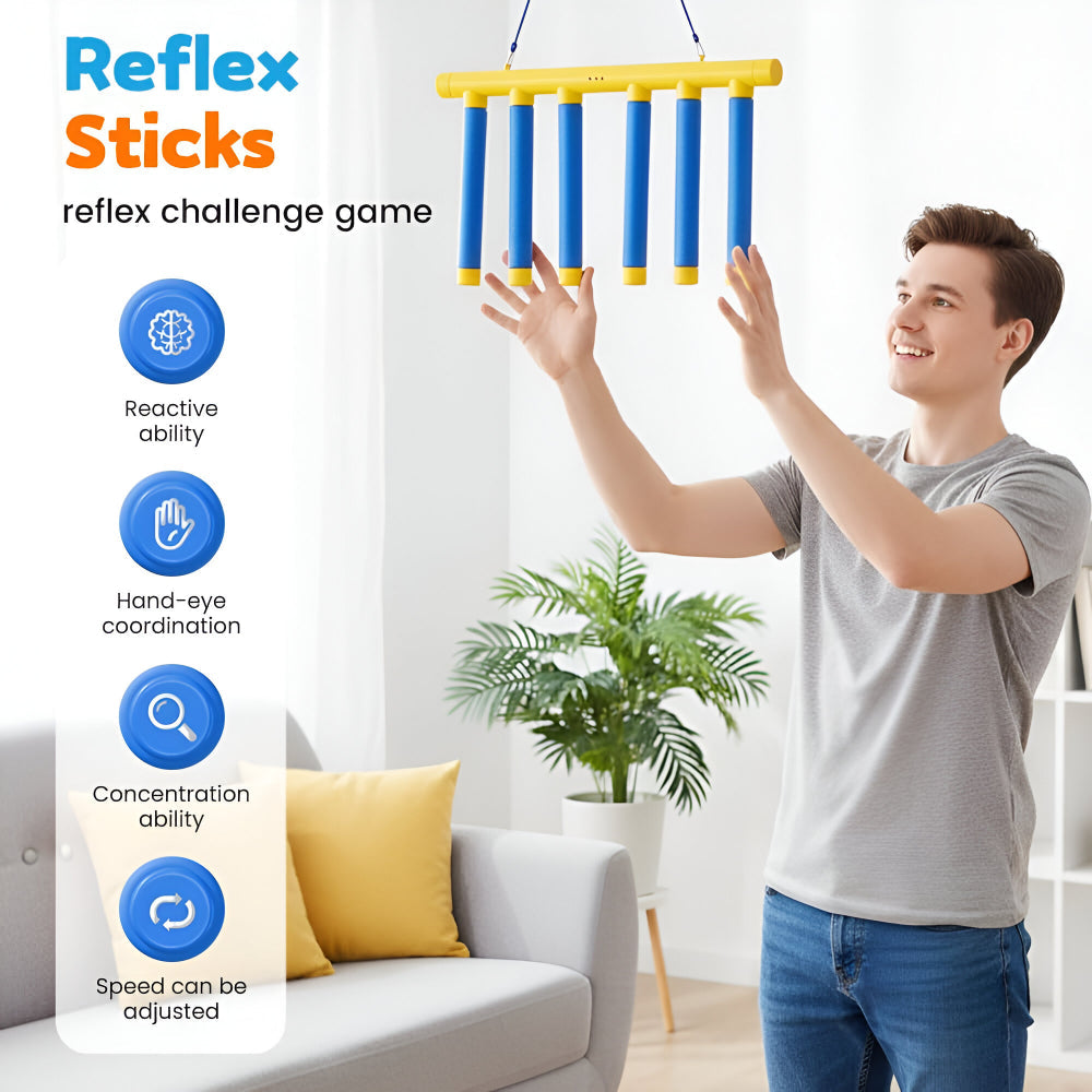 Falling Sticks Game Reaction Trainer Toy - Image 6