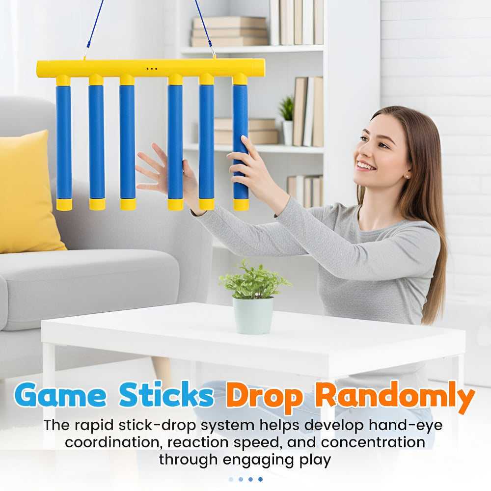 Falling Sticks Game Reaction Trainer Toy - Image 3