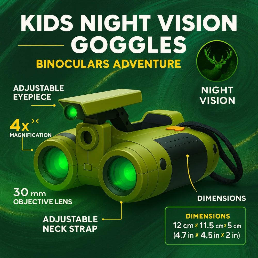 Kids Night Vision Binoculars Outdoor Exploration Adventure Toy - Image 4