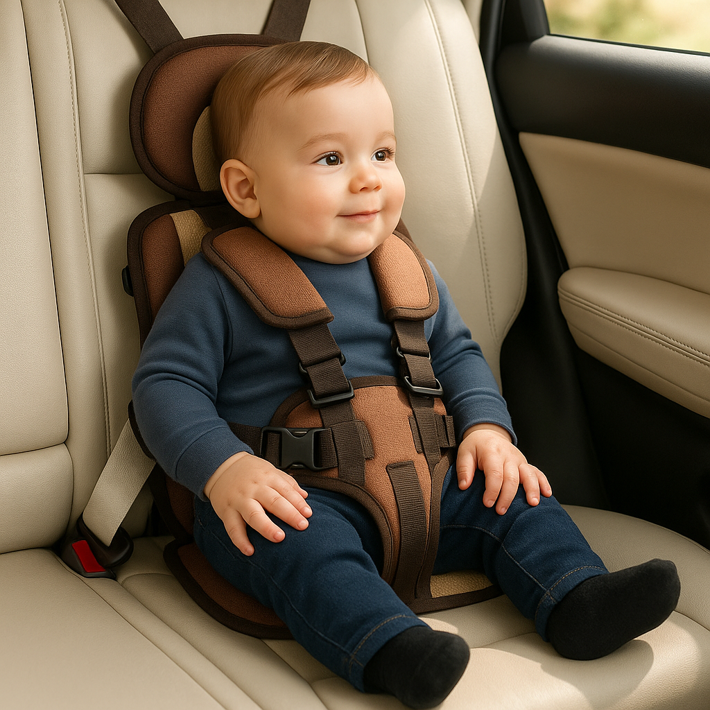 Child Car Seat Compact Adjustable Travel Booster Seat - Image 7