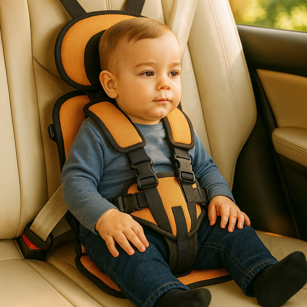 Portable Car Seat for Kids Compact Adjustable Travel Booster - Image 8
