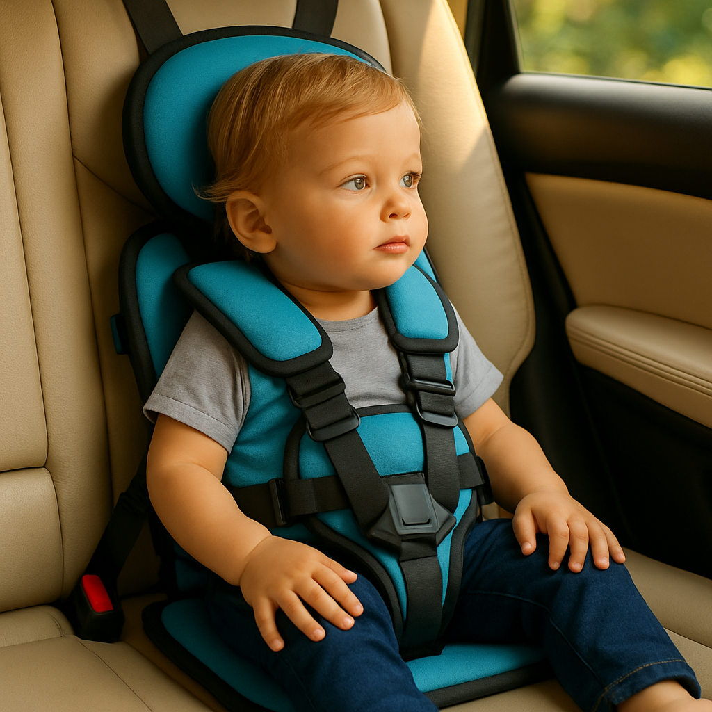 Portable Car Seat for Kids Compact Adjustable Travel Booster - Image 9