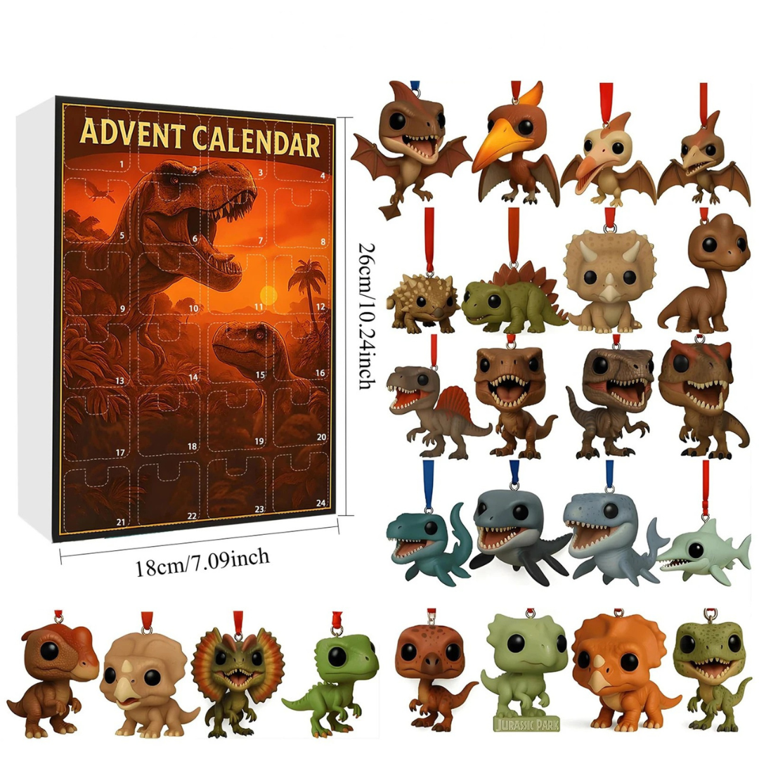 24 Piece Dinosaur Toy Advent Calendar - Image 5