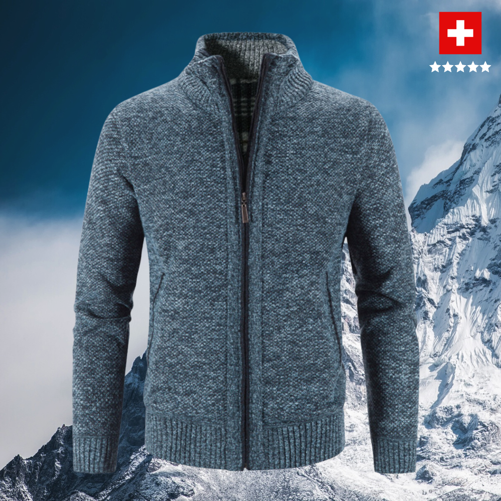 Men's Timeless Formal Zipper Warm Coat for Winter