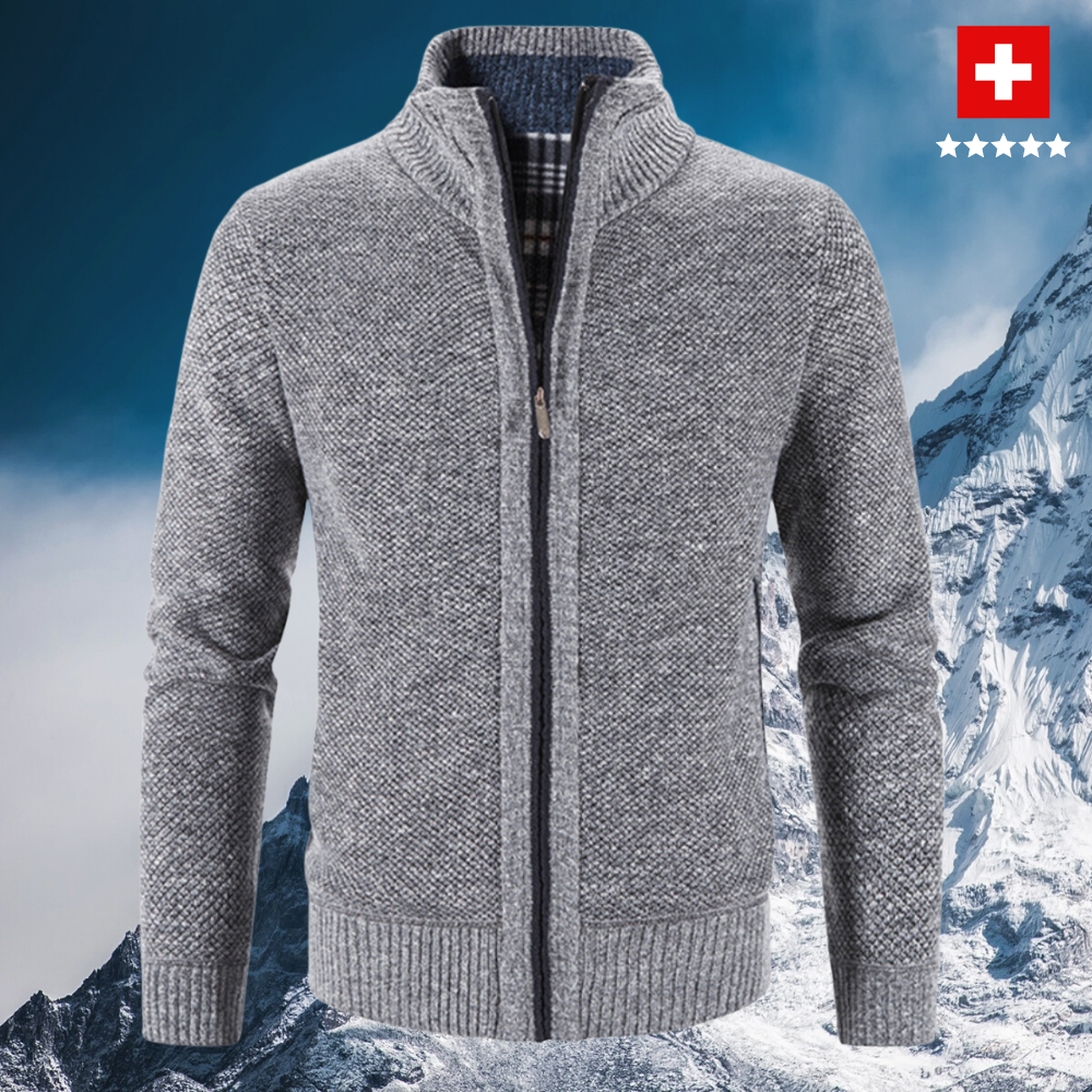 Men's Timeless Formal Zipper Warm Coat for Winter