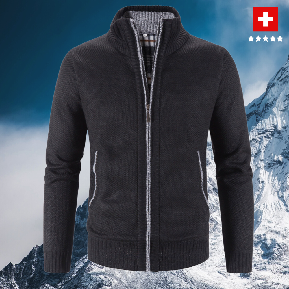 Men's Timeless Formal Zipper Warm Coat for Winter