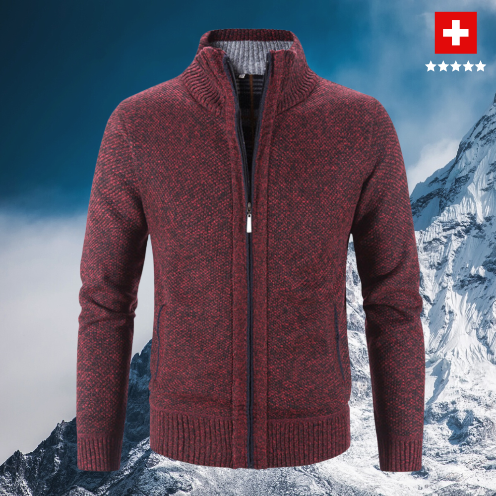 Men's Timeless Formal Zipper Warm Coat for Winter