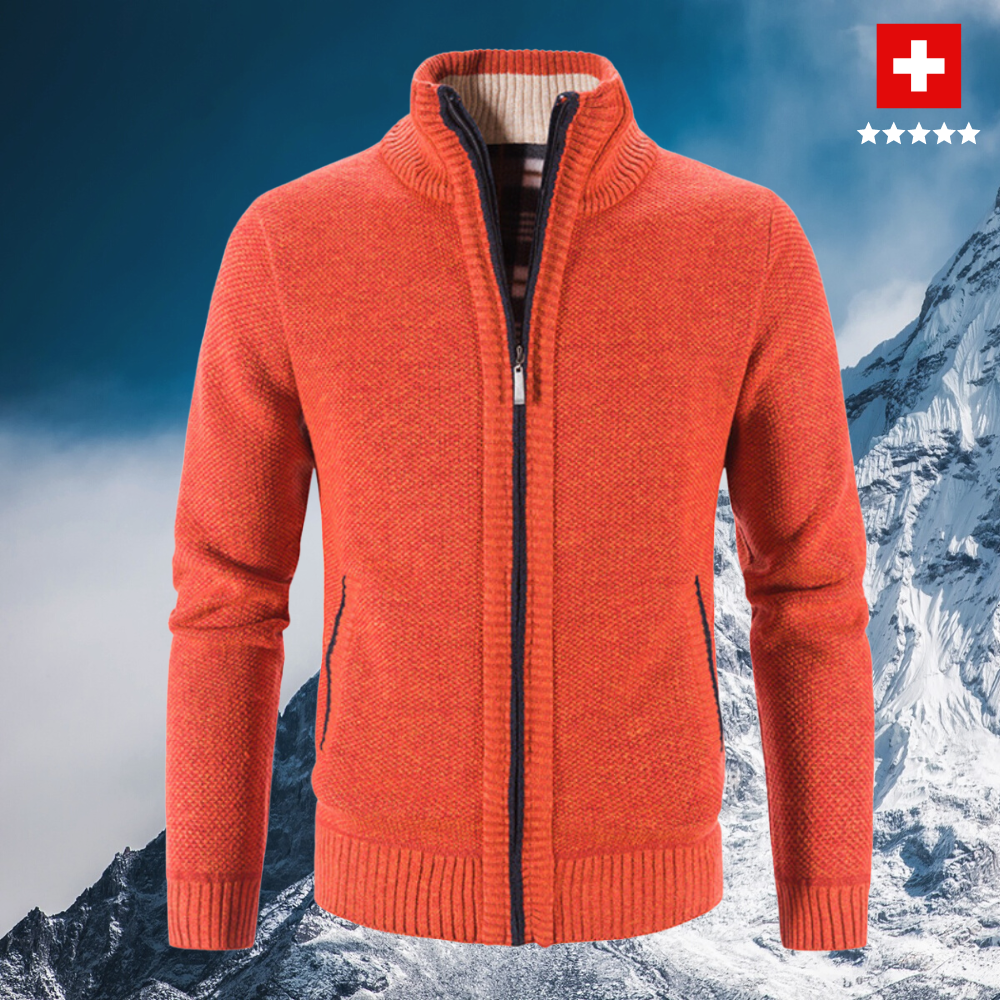 Men's Timeless Formal Zipper Warm Coat for Winter