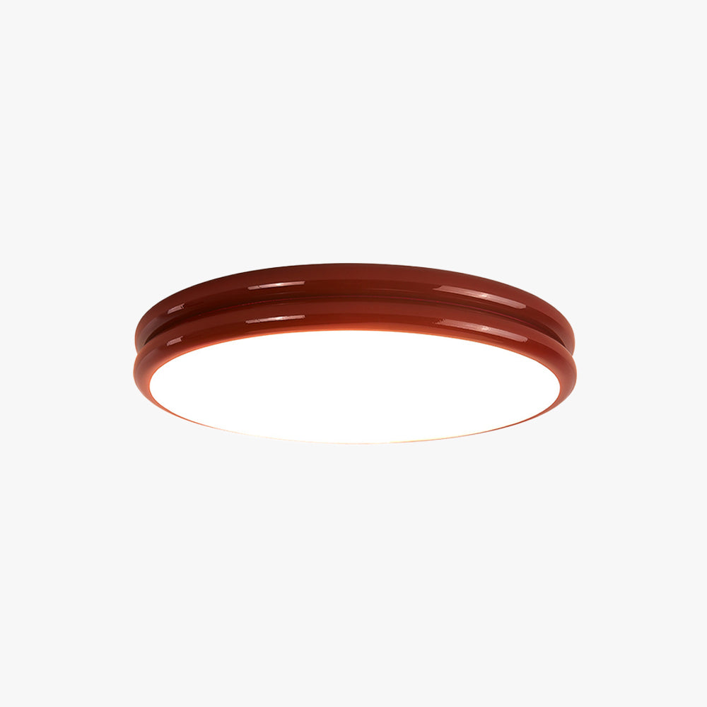 Modern Flush Mount Ceiling Light Minimal Round LED Design